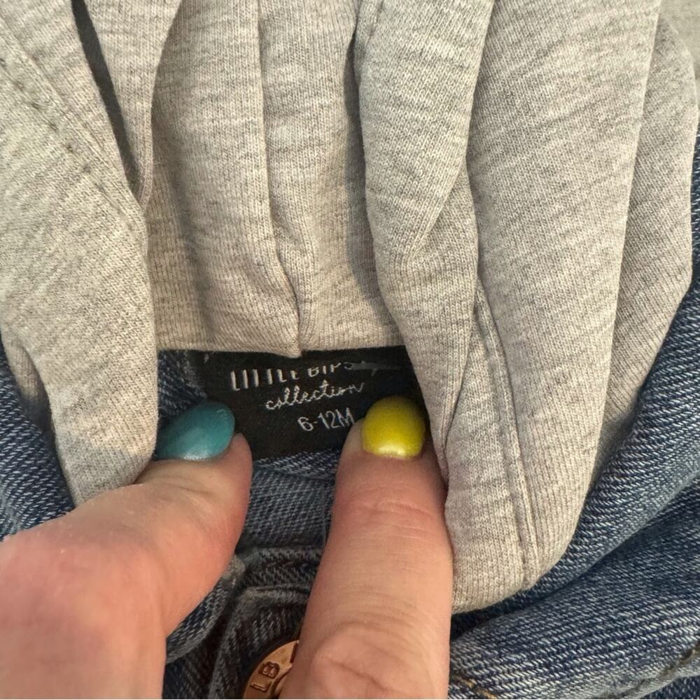 Little Bipsy Denim Hooded Jacket - Picture 2 of 3